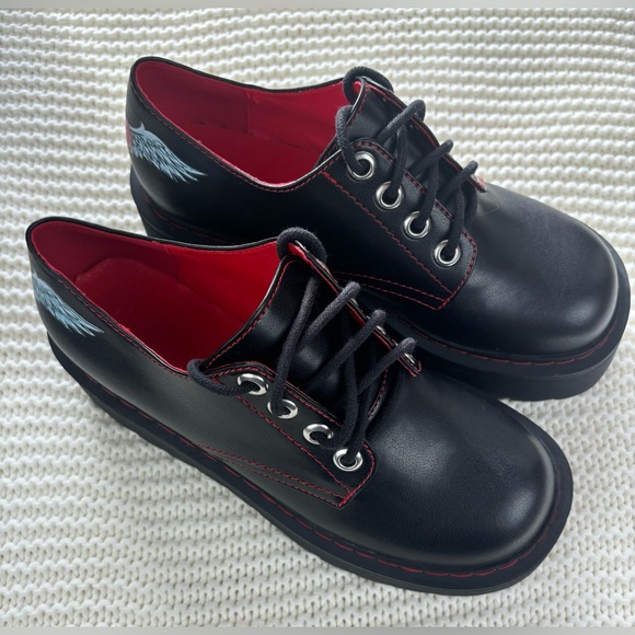 New Without Box Delia’s Talk Is Cheap Platform Oxfords, Size 7M - Picture 14 of 16